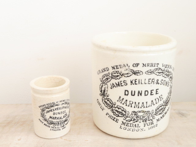 イギリス　アンティーク　DUNDEE マーマレードジャー　マーマレードポット アンティーク ダンディーマーマレードポット DUNDEE ミニサイズ