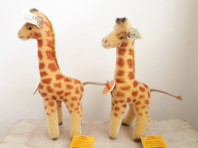 シュタイフ キリン ペア ノアの箱舟 Steiff Giraffe ARCHE 18cm 20cm