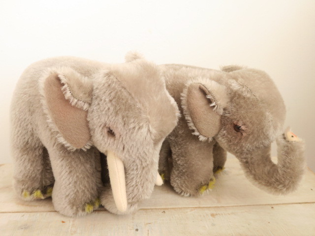 シュタイフ ゾウ ペア ノアの箱舟 Steiff Elephant ARCHE 15cm 17cm