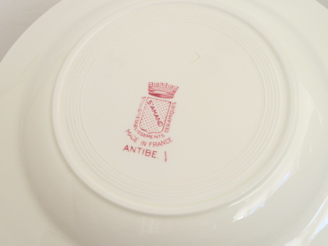 アンティーク皿 ANTIBES St.Amand