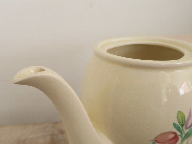 スージークーパー ピンク ドレスデンスプレイ コーヒーポット
