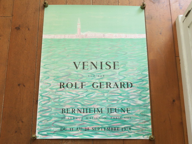 ロルフ・ジェラルド ヴェニス ビンテージポスター Rolf Gerard VENISE
