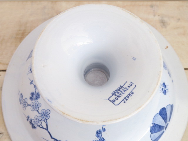アンティーク コンポティエ ジャポン モントロー JAPON Creil Montereau