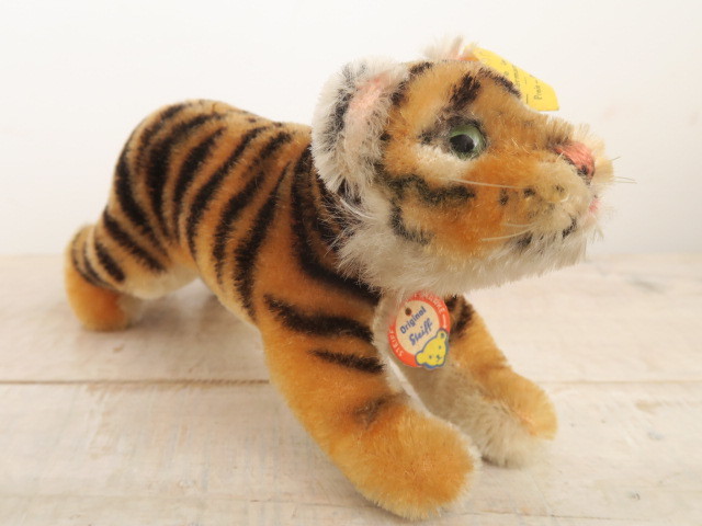 アンティーク シュタイフ トラ Steiff Tiger Cub 10cm