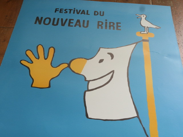 サヴィニャック ポスター Festival du Nouveau Rire 1990 Savignac