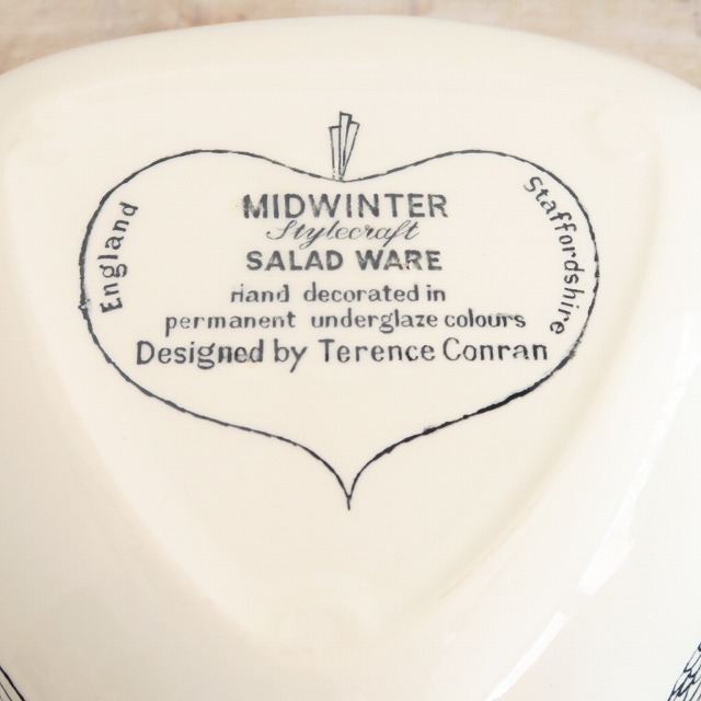 ミッドウィンター サラダウェア トライアングルプレート テレス・コンラン MIDWINTER SALAD WARE by Terence Conran