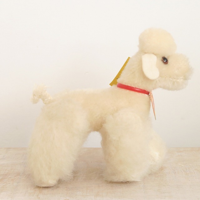 アンティーク シュタイフ ホワイト プードル Steiff Snobby 10cm
