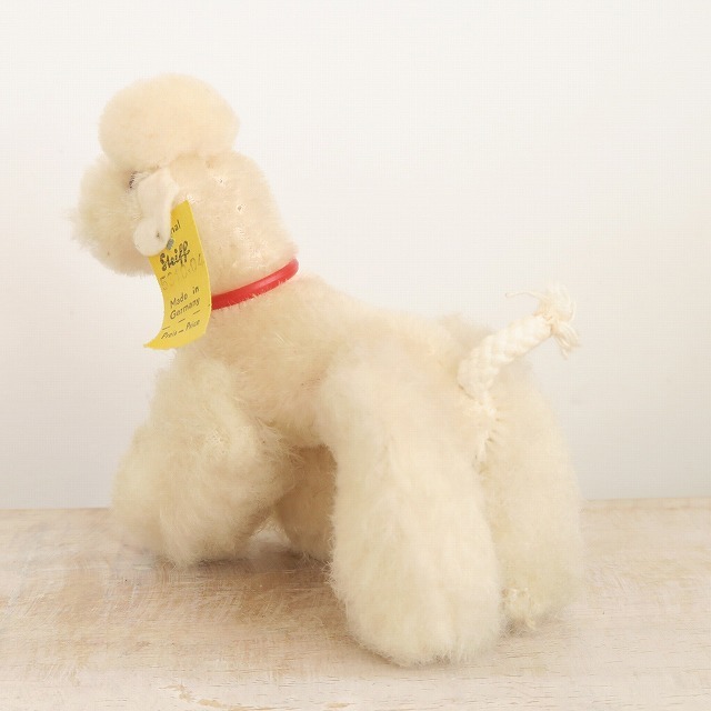 アンティーク シュタイフ ホワイト プードル Steiff Snobby 10cm
