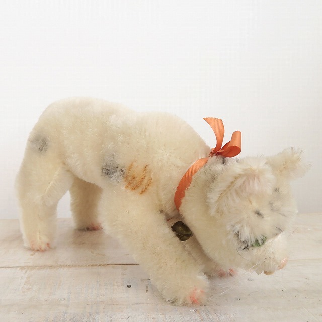 シュタイフ ネコ ドリンキングキャット Steiff Drinking Cat MUSEUM COLLECTION
