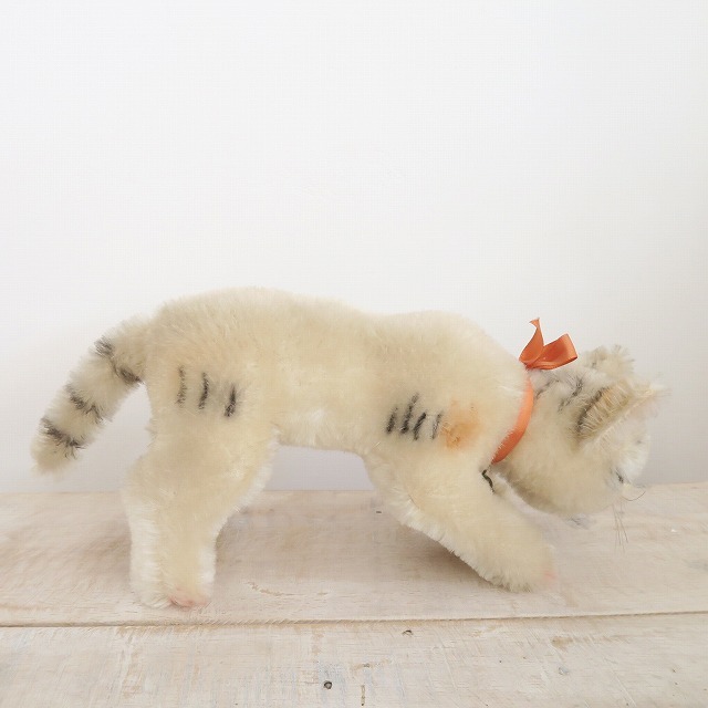 シュタイフ ネコ ドリンキングキャット Steiff Drinking Cat MUSEUM COLLECTION