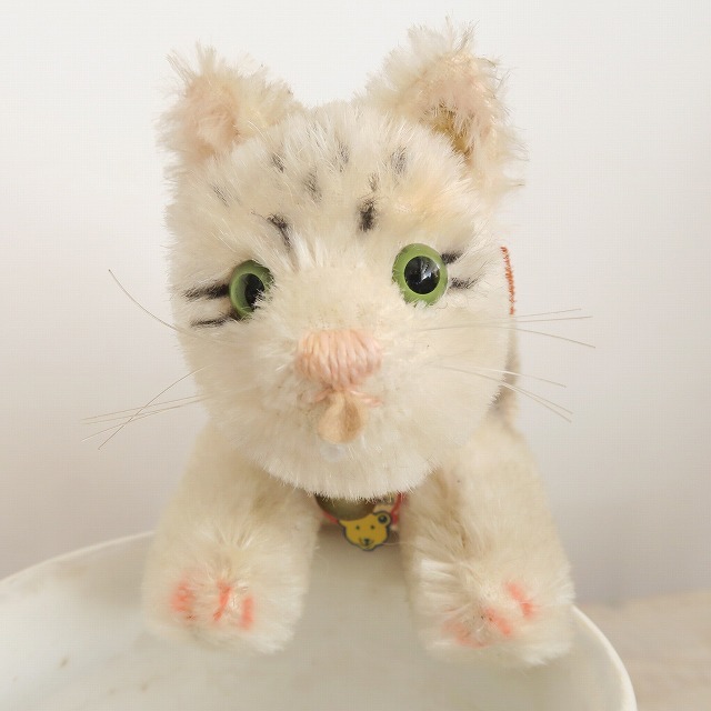 シュタイフ ネコ ドリンキングキャット Steiff Drinking Cat MUSEUM COLLECTION