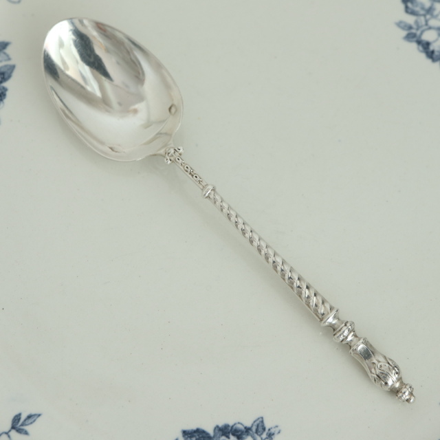 アンティーク ビンテージ フランス ヨーロッパ 銀食器 シルバースプーン 希少 フランス アンティーク シルバー 純銀 ティースプーン スズラン