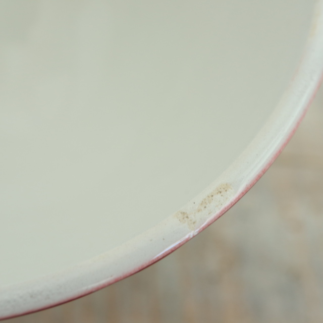 アンティーク カフェオレボウル チェリー フランス リュネヴィル製 K&G Luneville