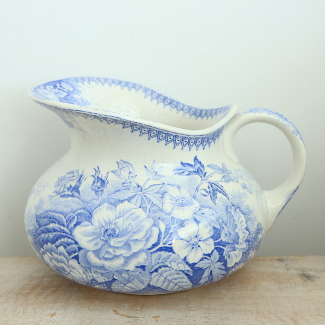 アンティーク ピシェ JARDINIERE フランス サルグミンヌ製 U&C SARREGUEMINES