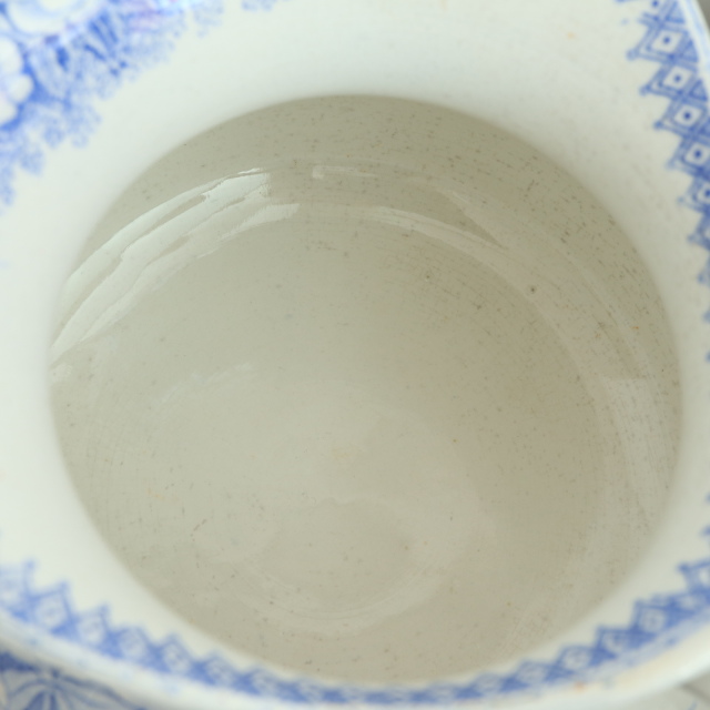 アンティーク ピシェ JARDINIERE フランス サルグミンヌ製 U&C SARREGUEMINES