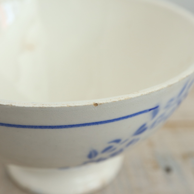フランス アンティーク カフェオレボウル 灯台とカモメ