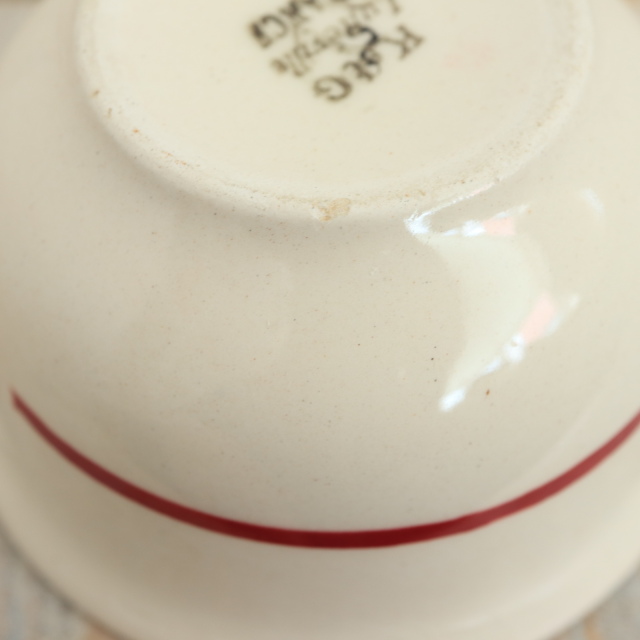 小さなアンティークボウル アルザ フランス リュネヴィル製 alsa K&G Luneville