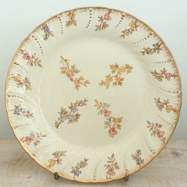 アンティークプレート ルイ15世 デザート皿 LOUIS XV フランス サルグミンヌ製 U&C SARREGUEMINES