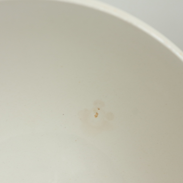 アンティーク カフェオレボウル ピンク ドット 水玉 フランス ディゴワン&サルグミンヌ製 DIGOIN & SARREGUEMINES