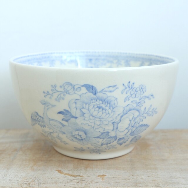 バーレイ Burleigh ブルーアジアティックフェザンツ シュガーボウルL