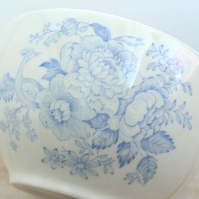 バーレイ Burleigh ブルーアジアティックフェザンツ シュガーボウルL