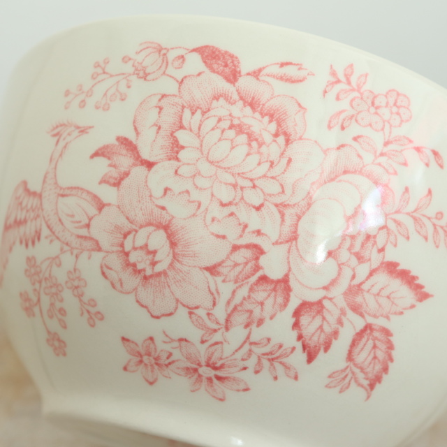 バーレイ Burleigh ピンクアジアティックフェザンツ シュガーボウルL