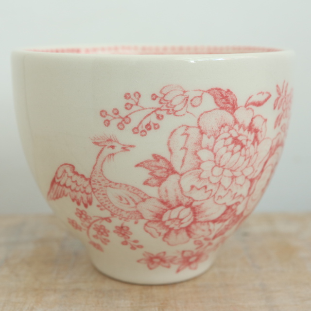 バーレイ Burleigh ピンクアジアティックフェザンツ カップ