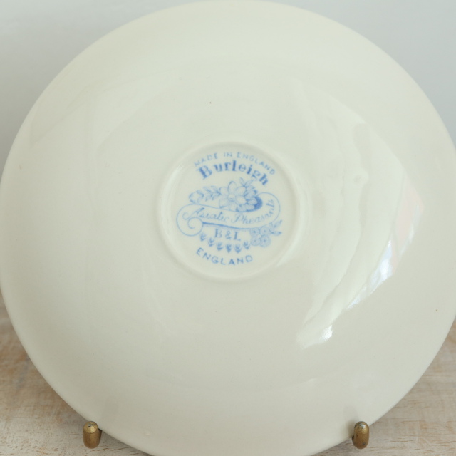 バーレイ Burleigh ブルーアジアティックフェザンツ カップ＆ソーサー
