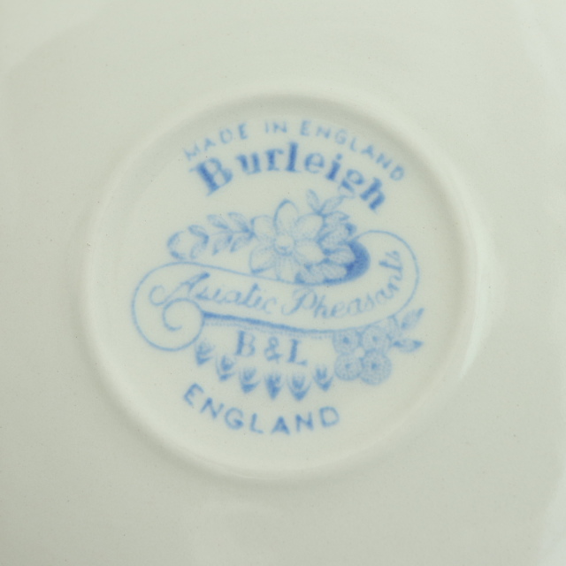 バーレイ Burleigh ブルーアジアティックフェザンツ カップ＆ソーサー