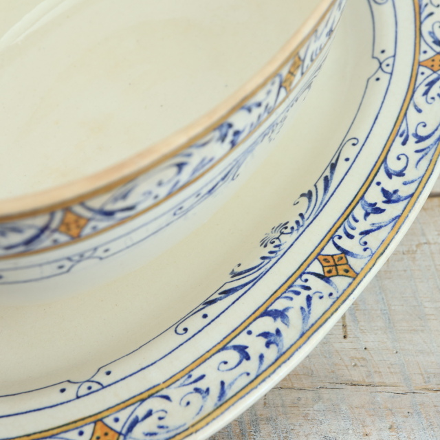 【美品】フランスアンティーク ピューター製 ソーシエール1800年代[3061] スーピエール・ソーシエール | Brocante de La Cocotte