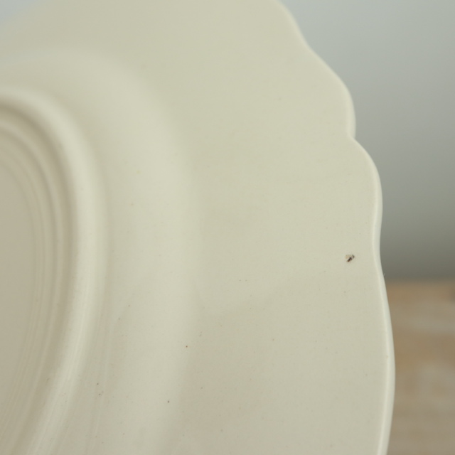 アンティーク プレート リクヴィール デザート皿 RIQUEWIHRフランス サルグミンヌ製 SARREGUEMINES