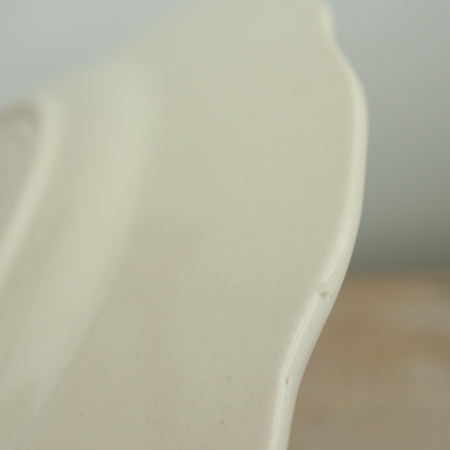 アンティーク プレート リクヴィール デザート皿 RIQUEWIHRフランス サルグミンヌ製 SARREGUEMINES