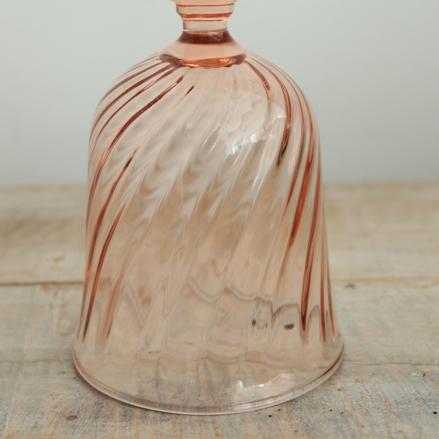 ヴィンテージ ロザリングラス 赤ワイン フランス リュミナルク製 Rosaline Luminarc