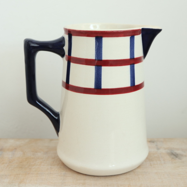 アンティーク ピシェ バスク ベアルヌ ミルクピッチャー BEARN フランス クレイユモントロー製 Creil Montereau