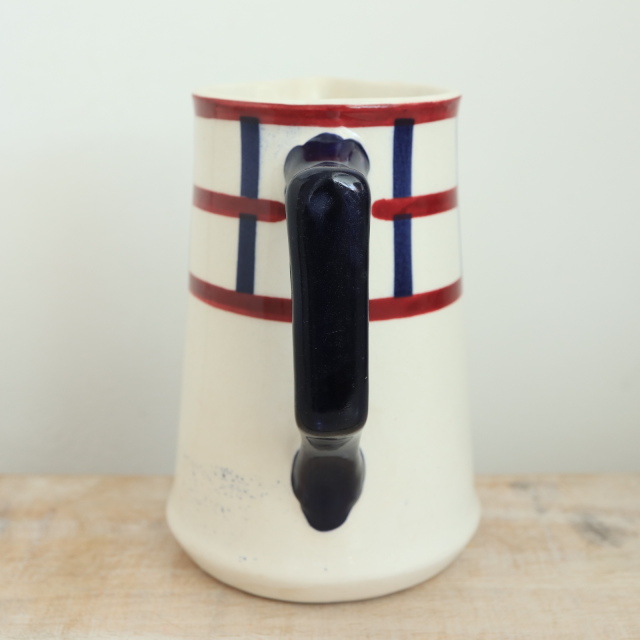 アンティーク ピシェ バスク ベアルヌ ミルクピッチャー BEARN フランス クレイユモントロー製 Creil Montereau