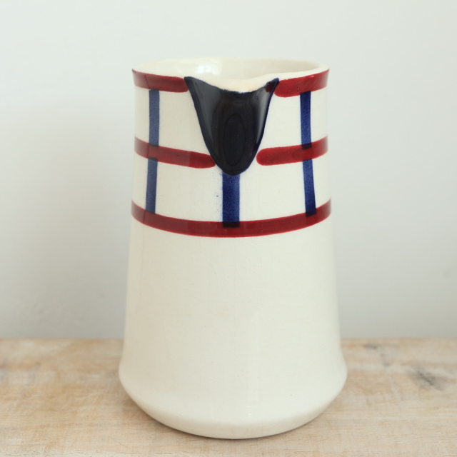 アンティーク ピシェ バスク ベアルヌ ミルクピッチャー BEARN フランス クレイユモントロー製 Creil Montereau