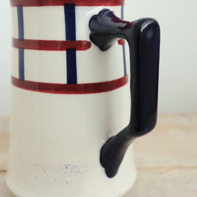 アンティーク ピシェ バスク ベアルヌ ミルクピッチャー BEARN フランス クレイユモントロー製 Creil Montereau