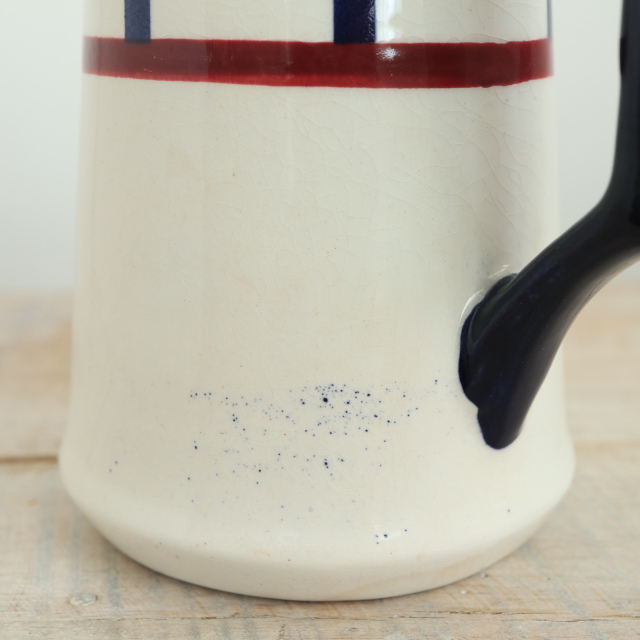 アンティーク ピシェ バスク ベアルヌ ミルクピッチャー BEARN フランス クレイユモントロー製 Creil Montereau