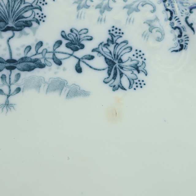 アンティーク ラヴィエ オーバル皿 レジャンス REGENCE フランス サンタマン製 SAINT AMAND HAMAGE NORD