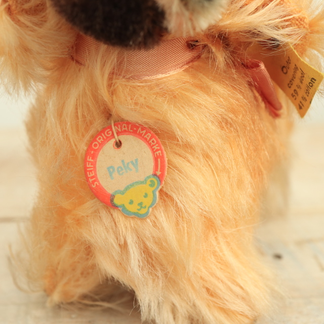 アンティーク シュタイフ ペキニーズ ぬいぐるみ Steiff Peky 10cm