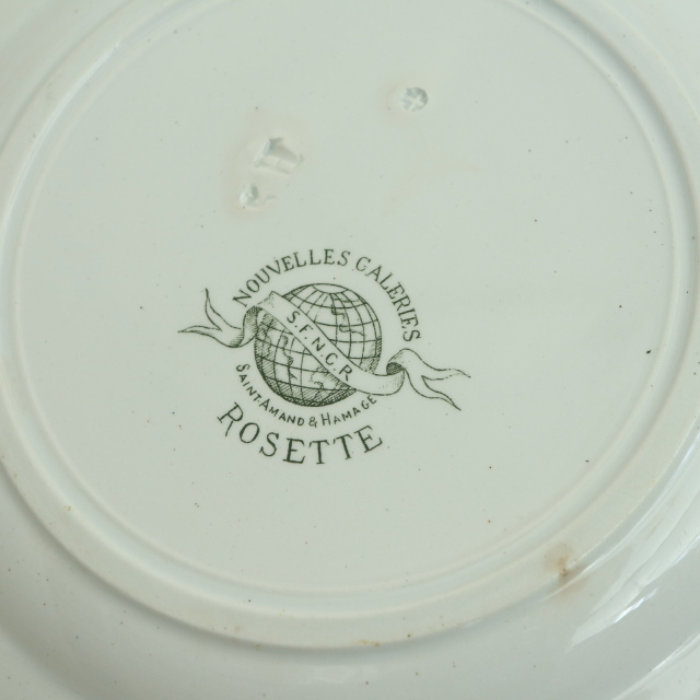 アンティーク プレート ロゼット 皿 ROSETTE フランス