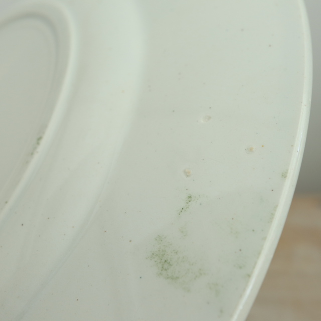 アンティーク プレート ロゼット 皿 ROSETTE フランス サンタマン製 SAINT AMAND