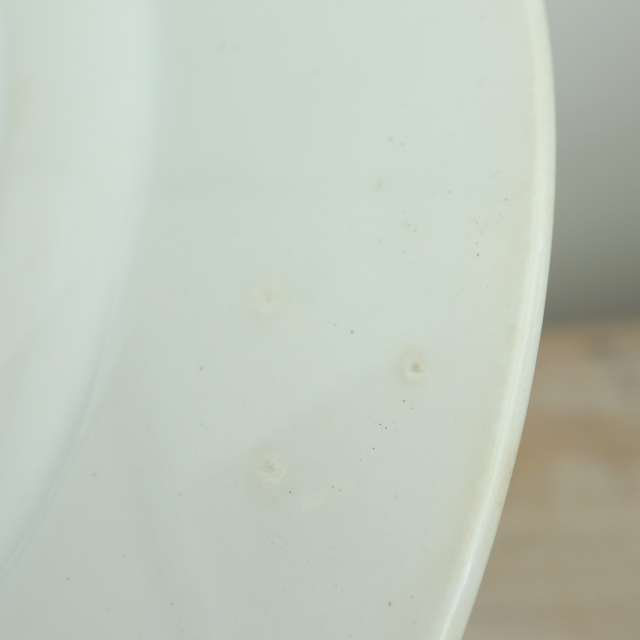 アンティーク プレート ロゼット 皿 ROSETTE フランス サンタマン製 SAINT AMAND