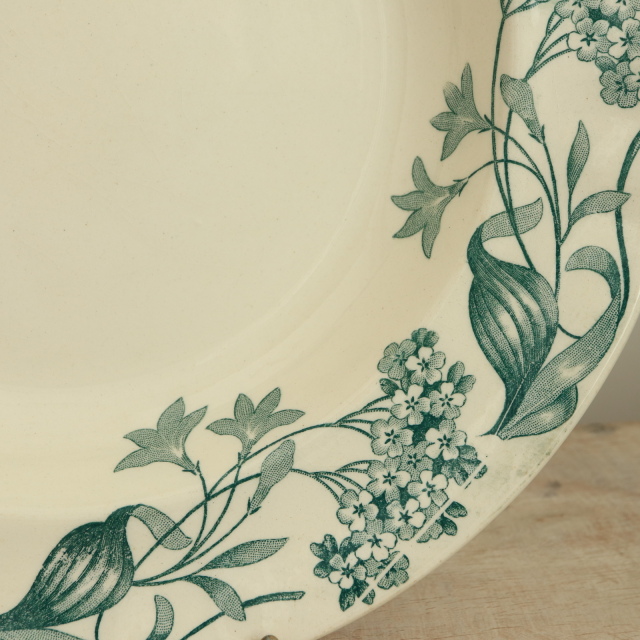 アンティーク プレート リラ ライラック 深皿 フランス ロンシャン製