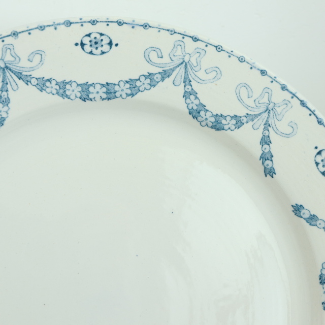 アンティーク プレート 皿 JULIANA フランス サルグミンヌ製 U&C SARREGUEMINES