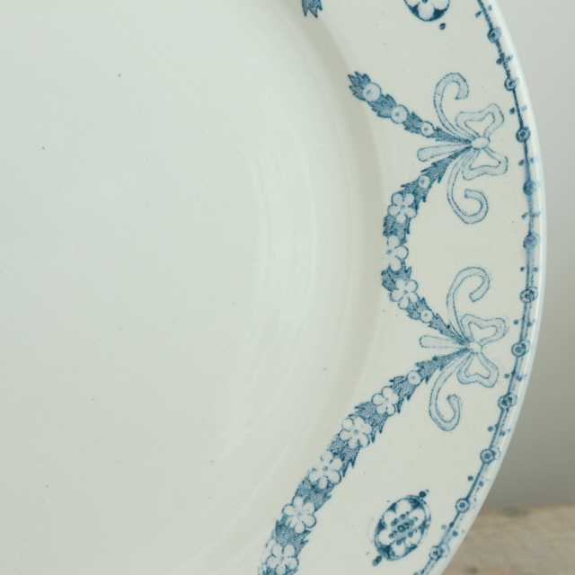 アンティーク プレート 皿 JULIANA フランス サルグミンヌ製 U&C SARREGUEMINES