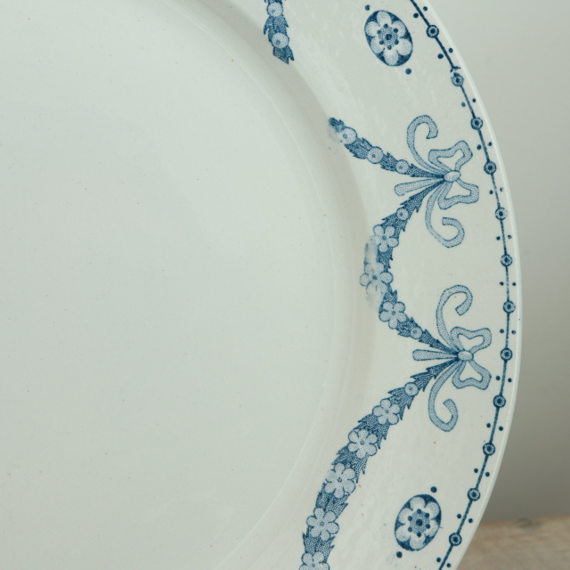 アンティーク プレート 皿 JULIANA フランス サルグミンヌ製 U&C SARREGUEMINES