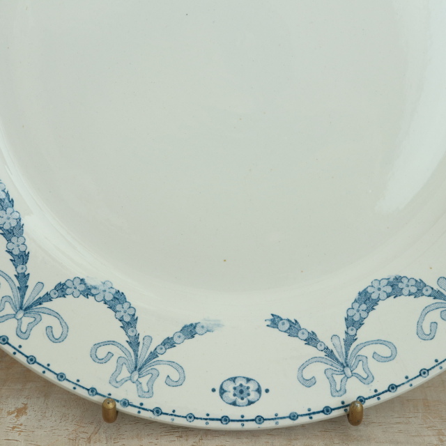 アンティーク プレート 皿 JULIANA フランス サルグミンヌ製 U&C SARREGUEMINES