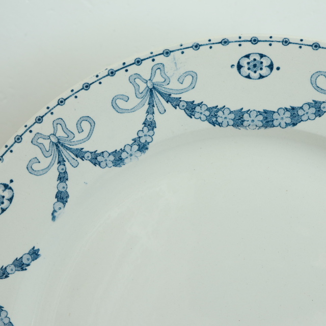 アンティーク プレート 皿 JULIANA フランス サルグミンヌ製 U&C SARREGUEMINES