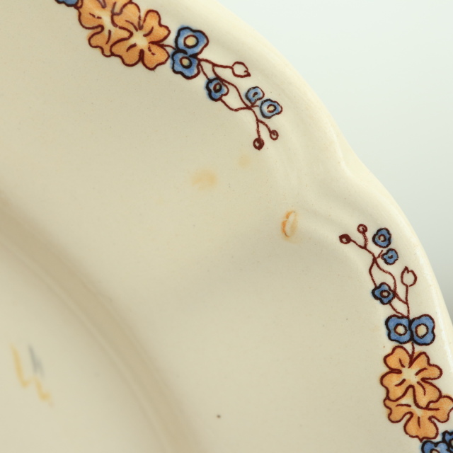 ENFANTS RICHARD デザートプレート 皿 フランス サルグミンヌ製 SARREGUEMINES